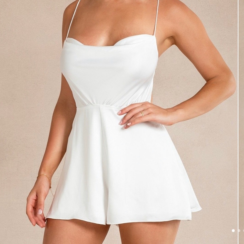 White play suit